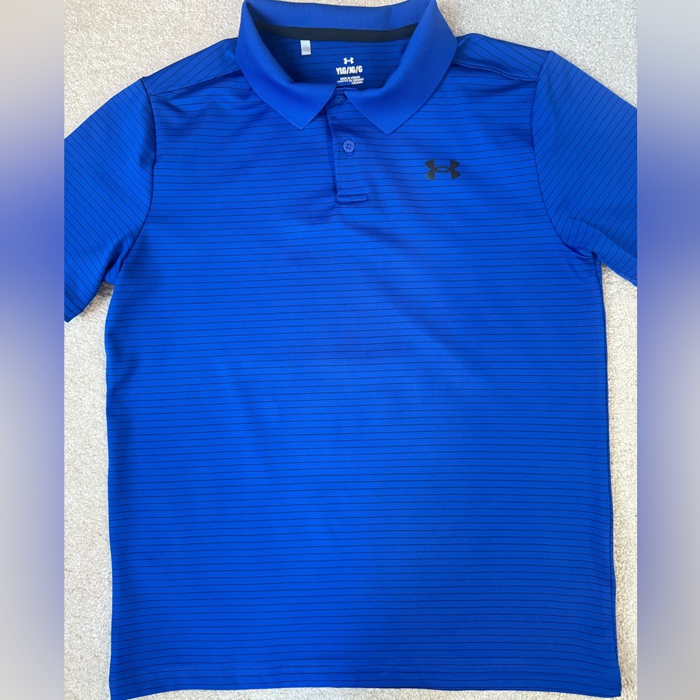 Youth Boys Under Armour playoff Golf Polo